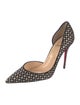 Christian Louboutin Glitter Printed D'Orsay Pumps