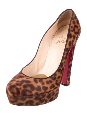 Christian Louboutin Ponyhair Animal Print Pumps