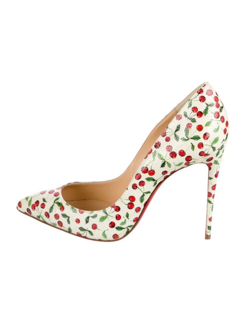 Christian Louboutin Leather Printed Pumps