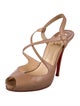 Christian Louboutin Leather T-Strap Pumps