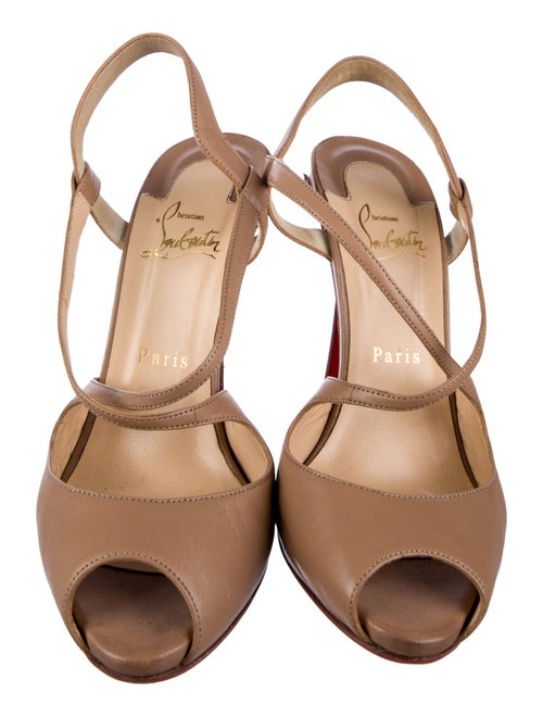 Christian Louboutin Leather T-Strap Pumps