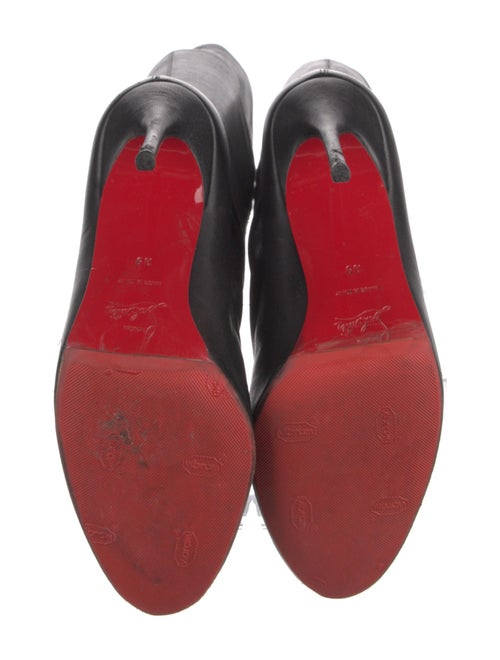 Christian Louboutin Leather Lace-Up Boots