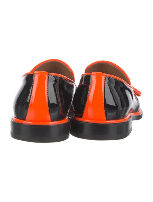 Christian Louboutin Patent Leather Patterned Dress Loafers