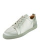 Christian Louboutin Spike Accents Satin Sneakers