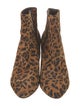 Christian Louboutin Suede Animal Print Boots