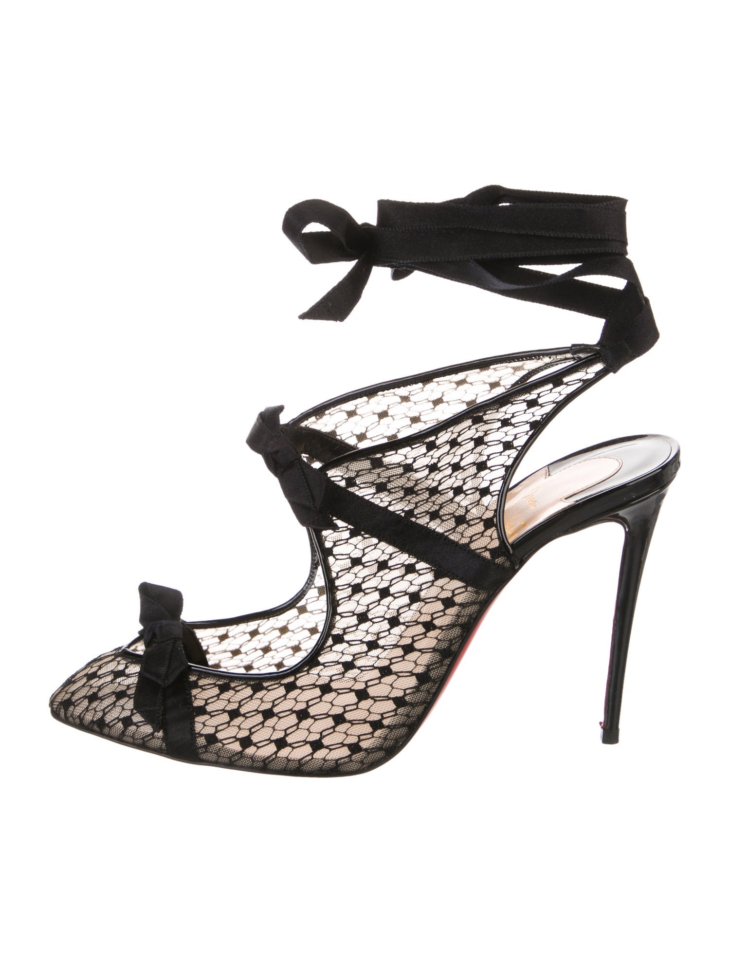 Christian Louboutin Mesh Slingback Pumps w/ Tags