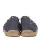 Christian Louboutin Spike Accents Denim Espadrilles