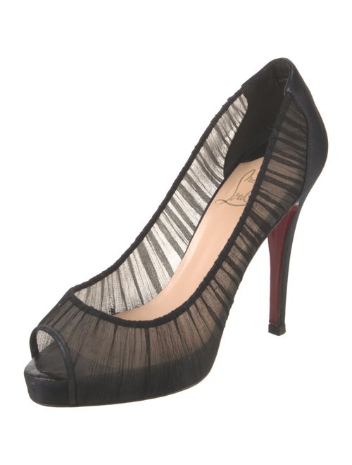 Christian Louboutin Mesh Mesh Accents Pumps