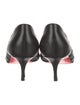 Christian Louboutin Leather Mesh Accents Pumps