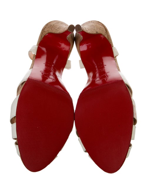 Christian Louboutin Patent Leather Slingback Pumps