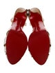 Christian Louboutin Patent Leather Slingback Pumps