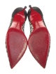Christian Louboutin Mesh Lace Pattern Pumps