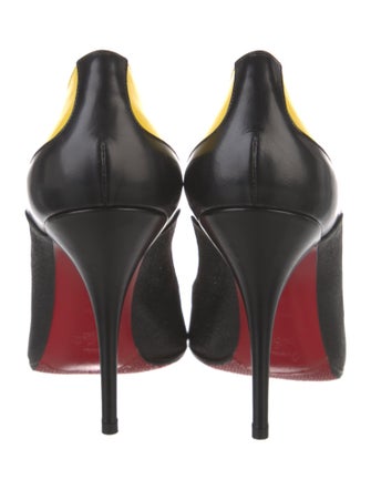 Christian Louboutin Glitter Colorblock Pattern Pumps