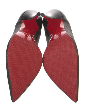 Christian Louboutin Glitter Colorblock Pattern Pumps