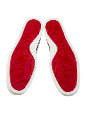 Christian Louboutin Snakeskin Animal Print Sneakers