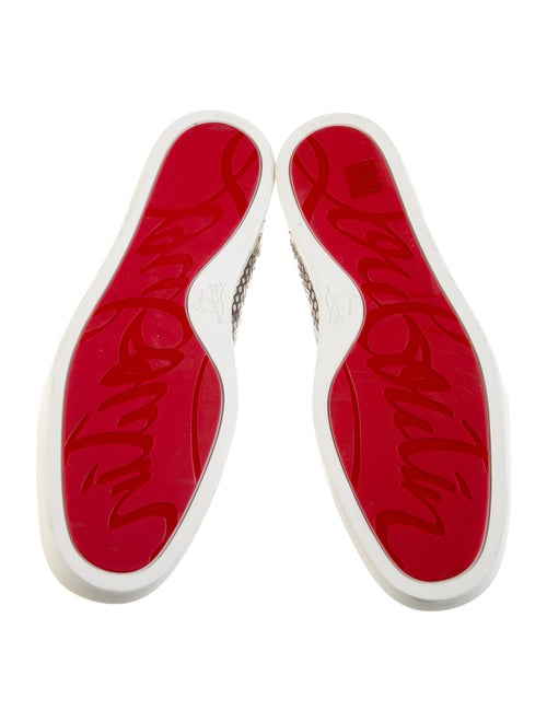 Christian Louboutin Snakeskin Animal Print Sneakers