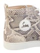 Christian Louboutin Snakeskin Animal Print Sneakers