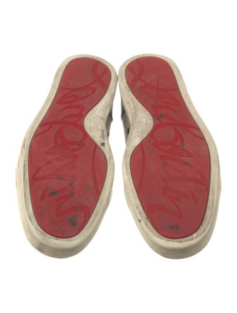 Christian Louboutin Canvas Printed Sneakers