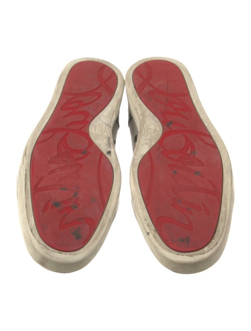 Christian Louboutin Canvas Printed Sneakers