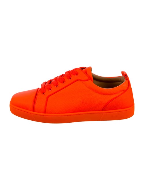 Christian Louboutin Leather Grosgrain Trim Sneakers