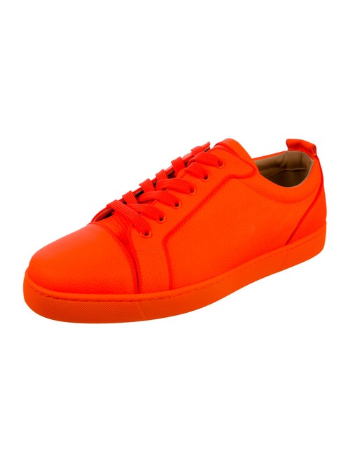 Christian Louboutin Leather Grosgrain Trim Sneakers