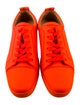 Christian Louboutin Leather Grosgrain Trim Sneakers