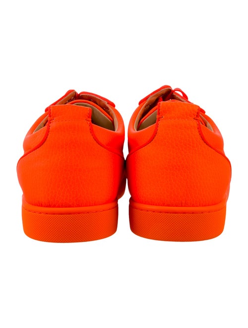 Christian Louboutin Leather Grosgrain Trim Sneakers
