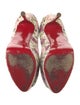 Christian Louboutin Embossed Leather Printed Pumps
