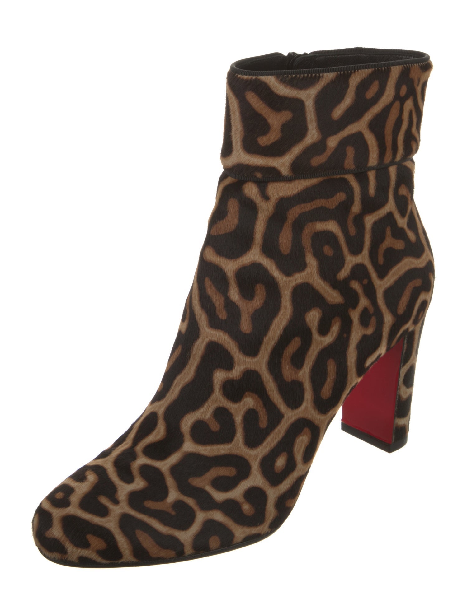 Christian Louboutin Ponyhair Animal Print Boots