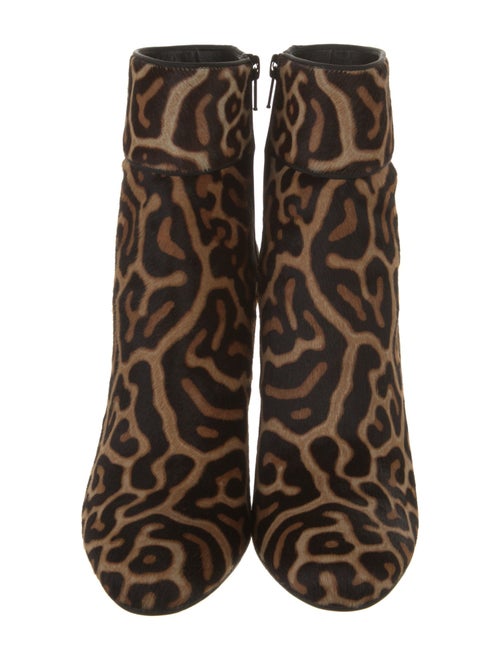 Christian Louboutin Ponyhair Animal Print Boots
