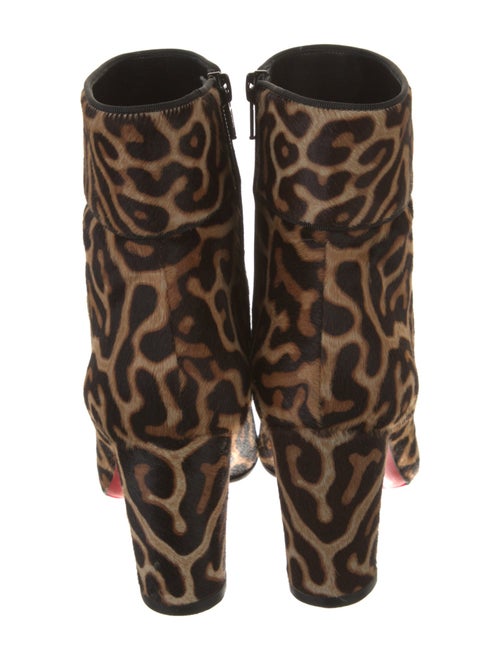 Christian Louboutin Ponyhair Animal Print Boots