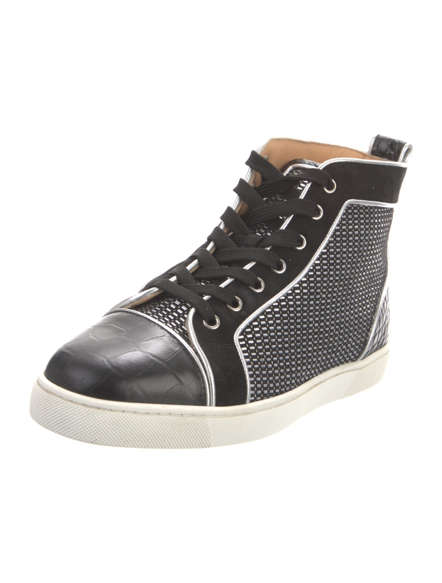 Christian Louboutin Leather Patterned Sneakers