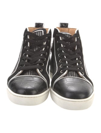 Christian Louboutin Leather Patterned Sneakers