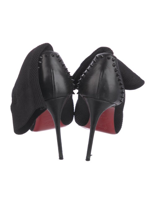 Christian Louboutin Spike Accents Studded Accents Sock Boots