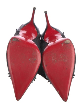 Christian Louboutin Spike Accents Studded Accents Sock Boots
