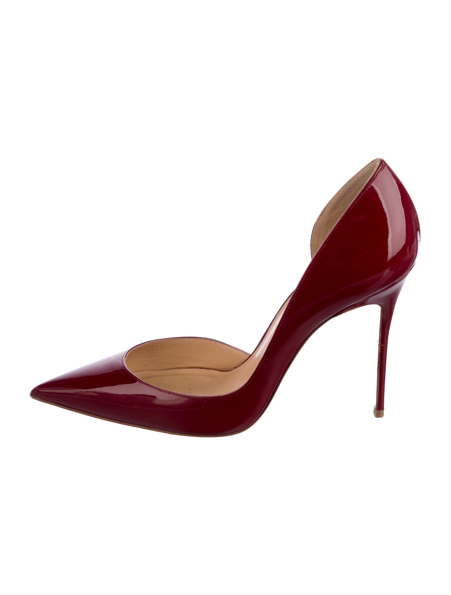 Christian Louboutin Patent Leather D'Orsay Pumps