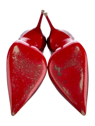 Christian Louboutin Patent Leather D'Orsay Pumps