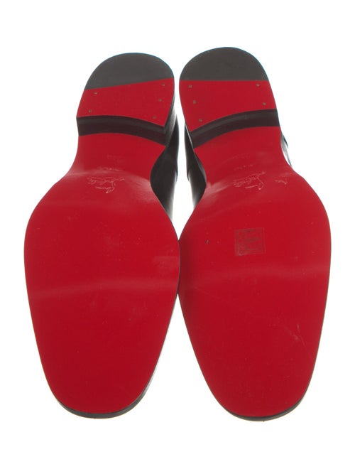 Christian Louboutin Leather Studded Accents Derby Shoes