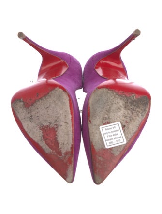 Christian Louboutin Suede Pumps