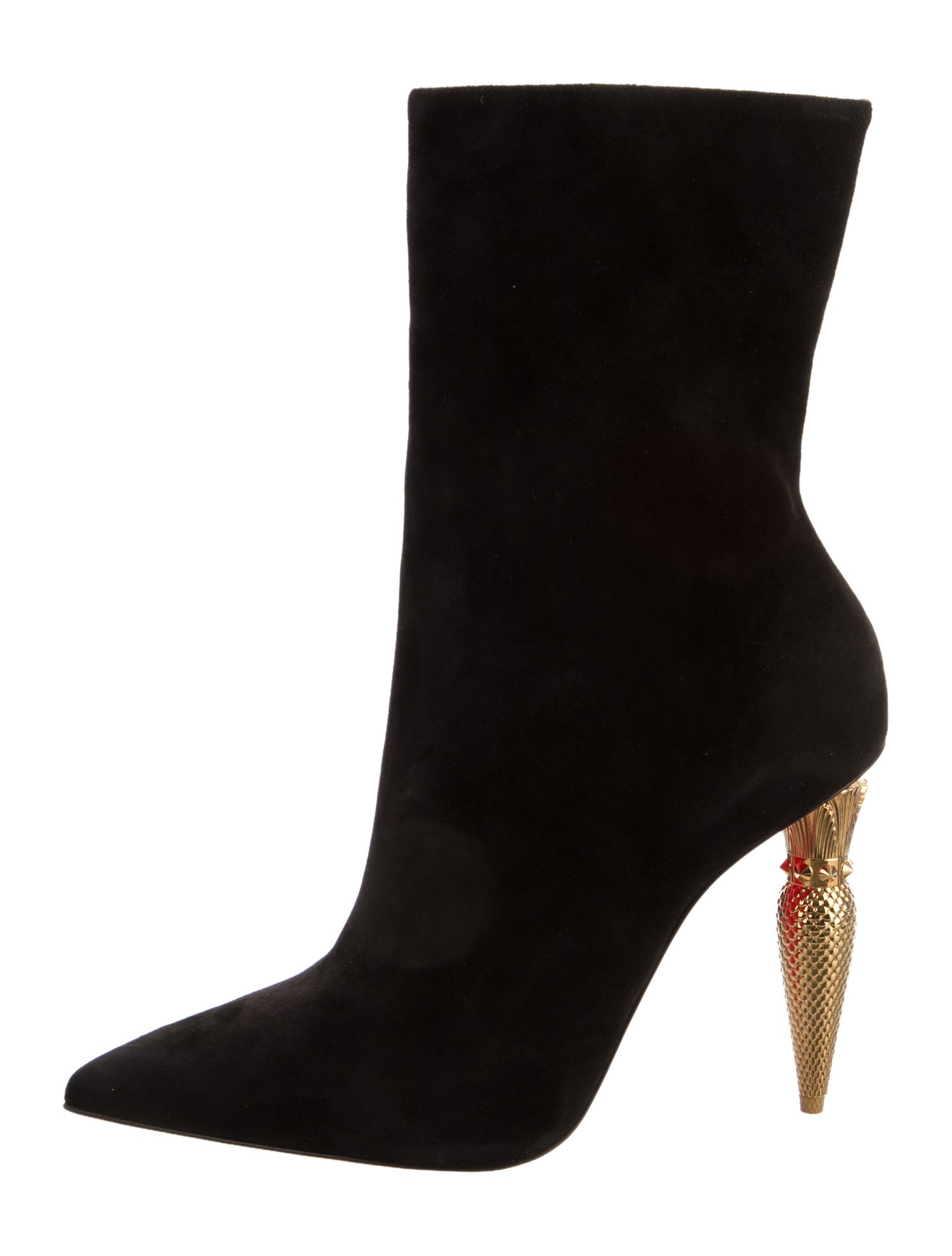 Christian Louboutin Suede Sock Boots