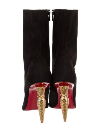 Christian Louboutin Suede Sock Boots