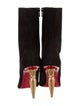 Christian Louboutin Suede Sock Boots