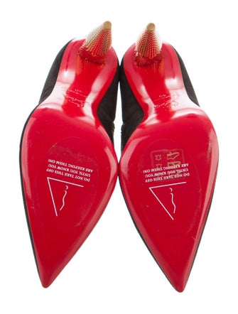 Christian Louboutin Suede Sock Boots