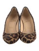 Christian Louboutin Calf Hair Animal Print Pumps