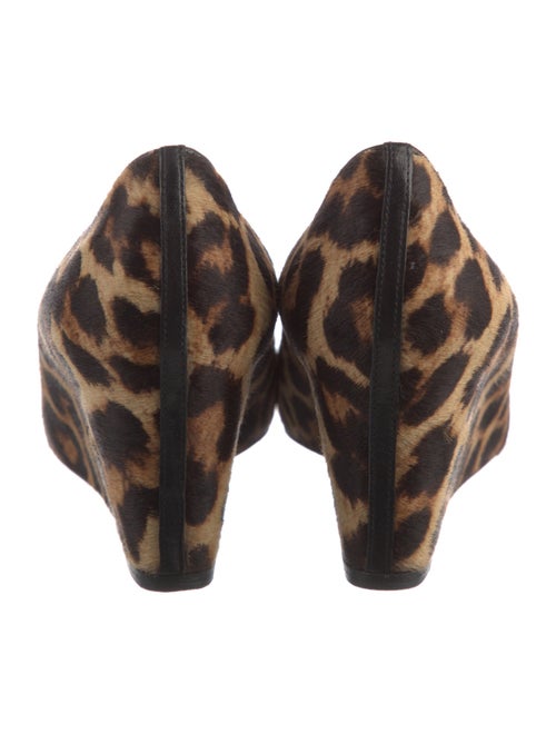 Christian Louboutin Calf Hair Animal Print Pumps