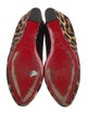 Christian Louboutin Calf Hair Animal Print Pumps