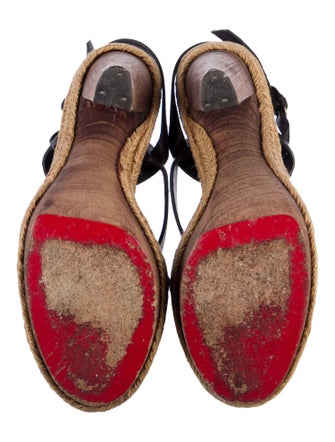 Christian Louboutin Leather Espadrilles