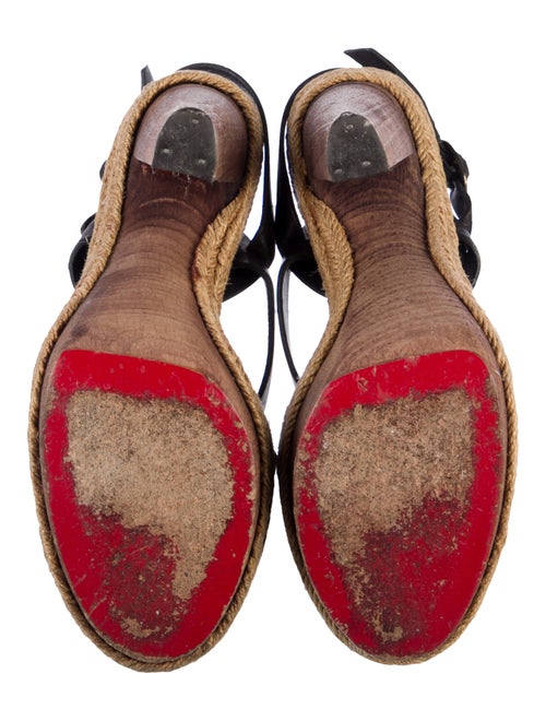 Christian Louboutin Leather Espadrilles