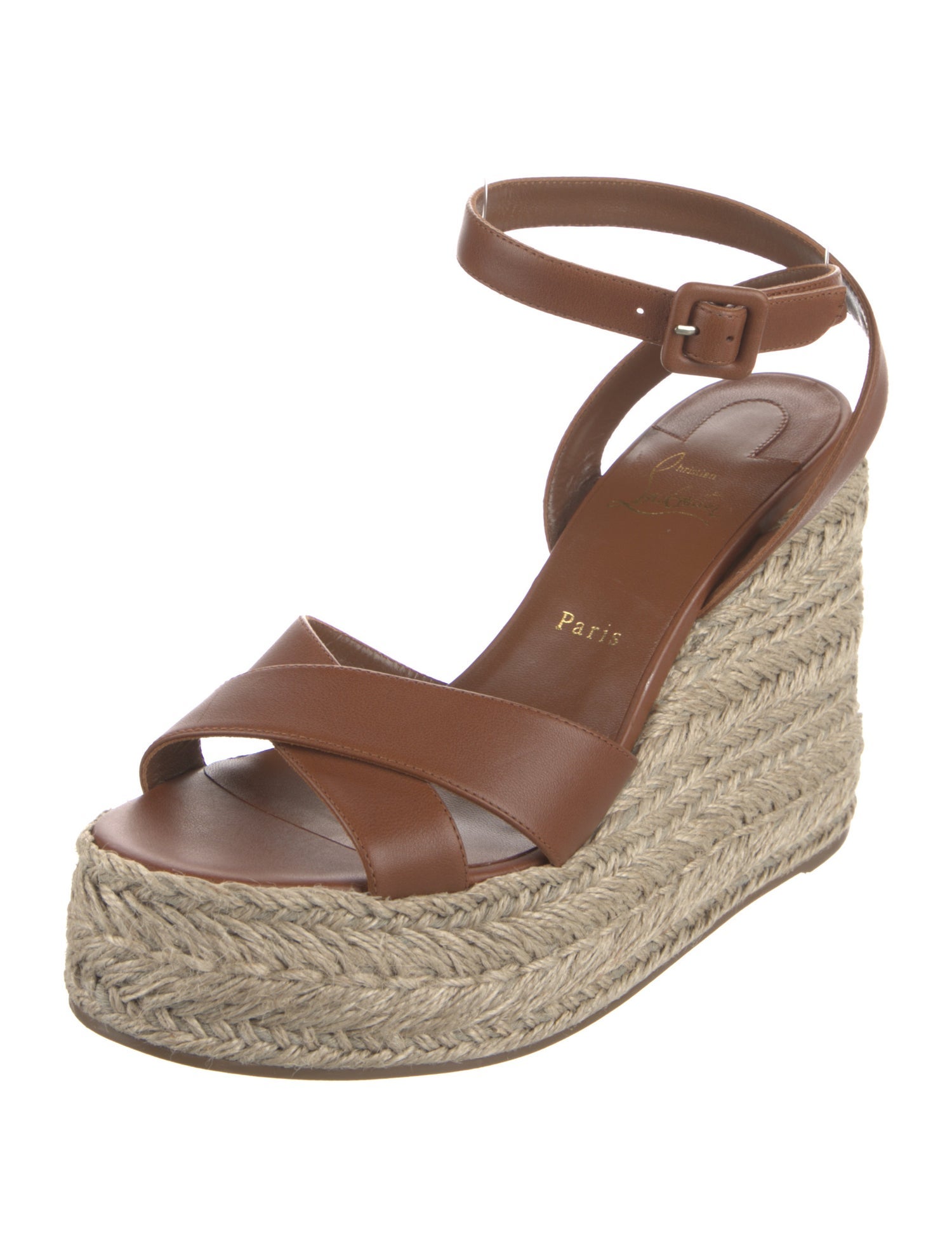 Christian Louboutin Leather Espadrilles