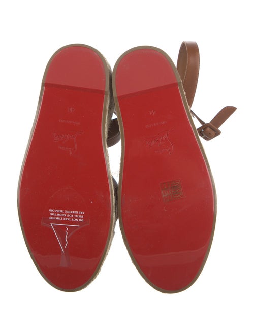 Christian Louboutin Leather Espadrilles